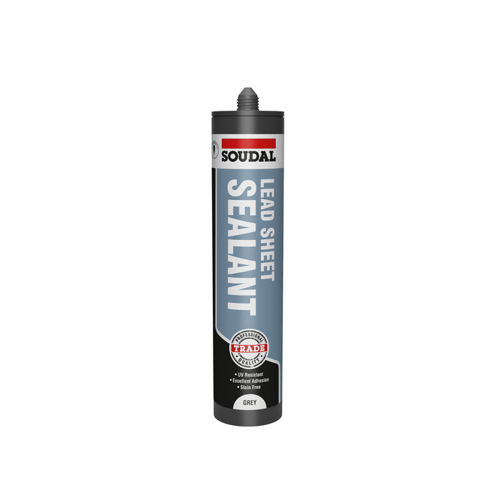 116726 - SOUDAL Trade Lead Sheet Sealant, Grey 290ml