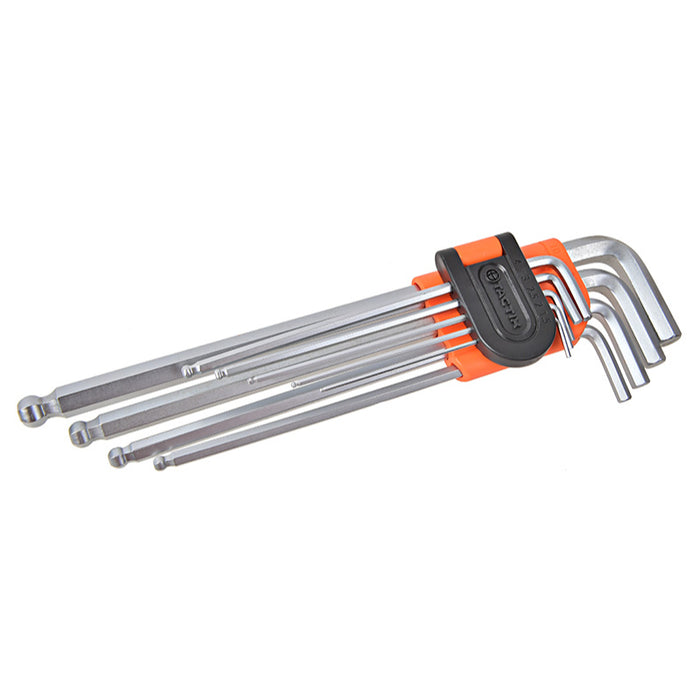 206017 -  9pc Hex Key Extra Long Ball End SAE