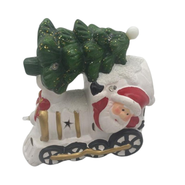 445307 - Christmas Ceramic Train White LED