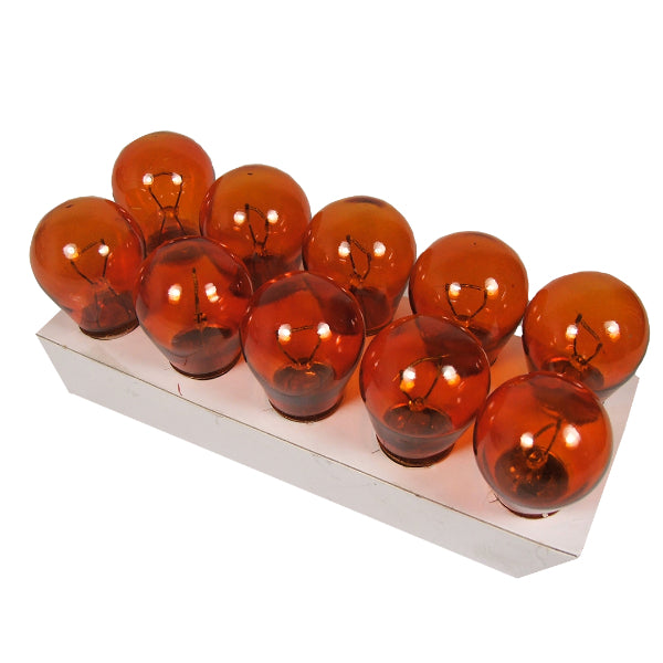 AR00888 - All Ride Carlight Bulbs 12v PY21W BA5S Orange 10pc
