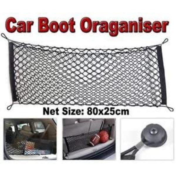 AR21516 - All Ride Universal Elasticated Auto Car Trunk Boot Storage Luggage Organiser Cargo Net