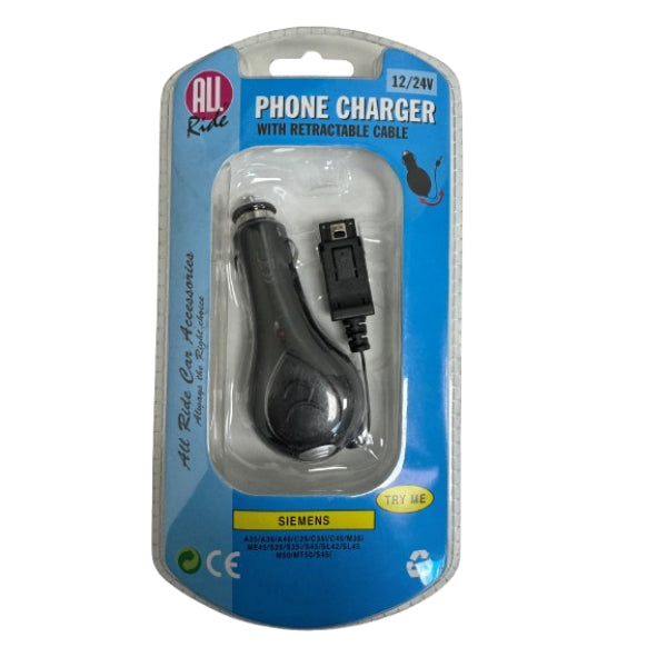 AR26270 - Mobile Phone Charger Retractable 12-24v 'nokia' 2.0mm (New)