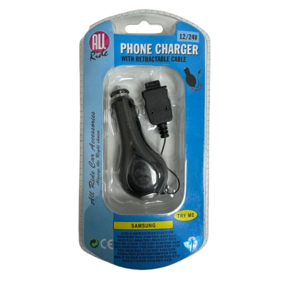 AR26272 - Mobile Phone Charger Retractable 12-24v 'samsung' Old