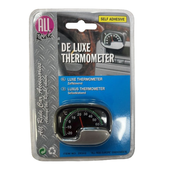 AR28342 - All Ride Thermometer Metal Look Deluxe