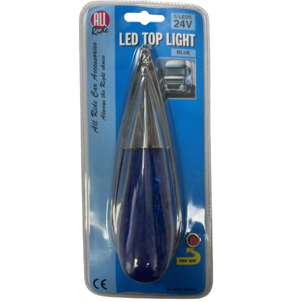 AR36519 - All Ride Truckers Top Light Chrome 24v Led 'Blue'