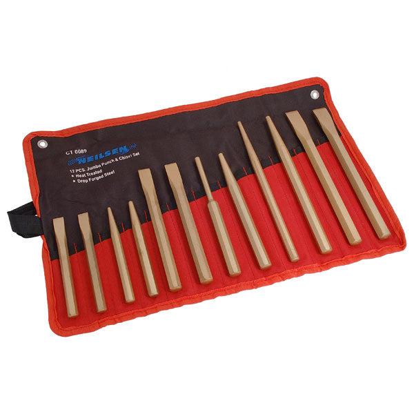 CT0089 - 12pc Punch & Chisel Set