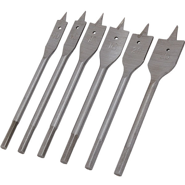 CT0288  - 6pc Flat Wood Drill Bits