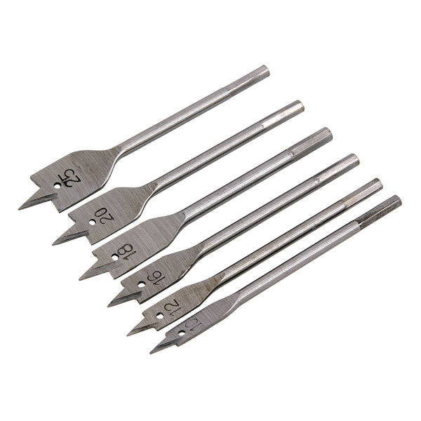 CT0288  - 6pc Flat Wood Drill Bits