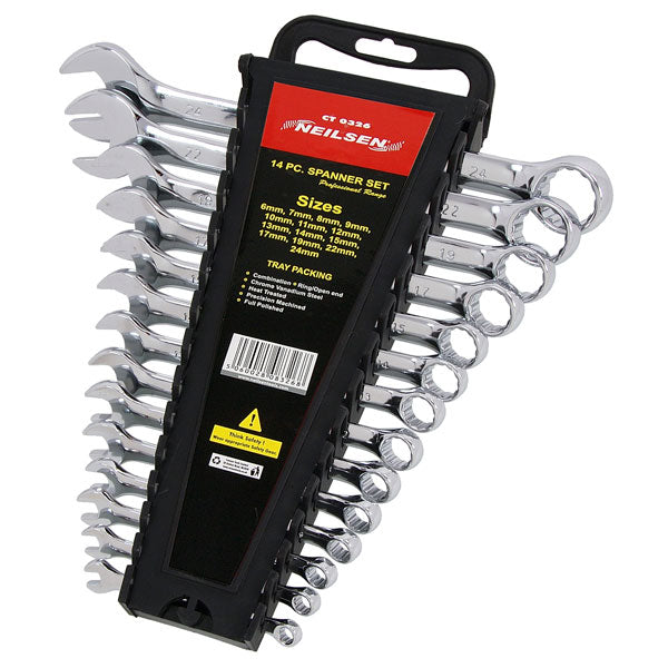 CT0326 - 14pc Combination Spanner Set