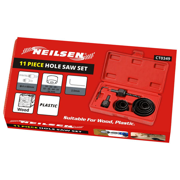 CT0349 - 11pc Hole Saw Set