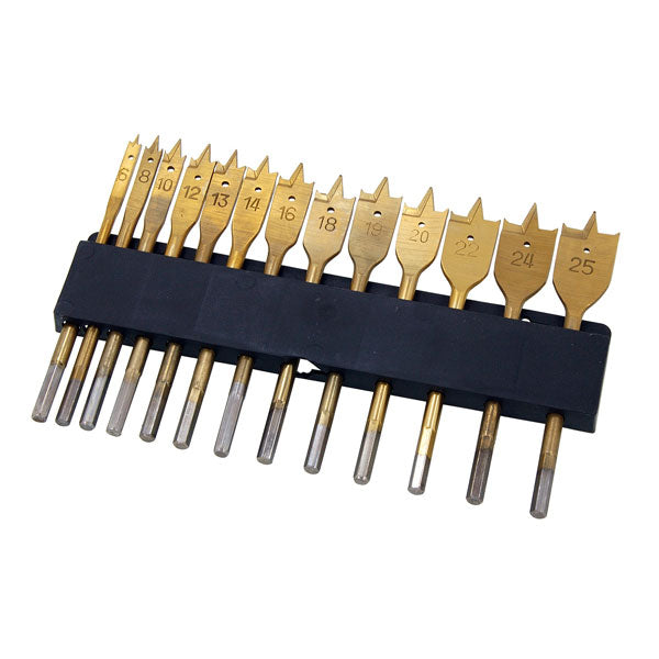 CT0411 - 13pc Flat Wood Drill Bits