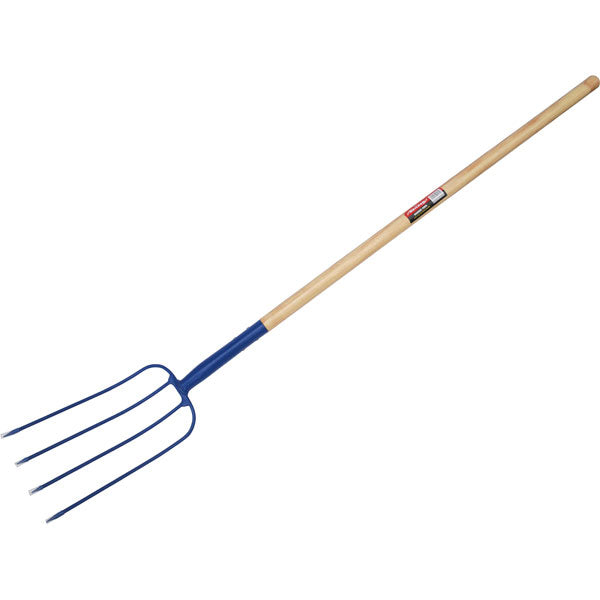 CT0435 - Manure Fork With Ash Wood Long Handle