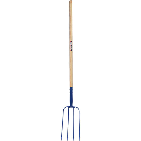 CT0435 - Manure Fork With Ash Wood Long Handle