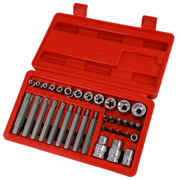 CT0464 - 35pc E-Socket & Star Bit Set