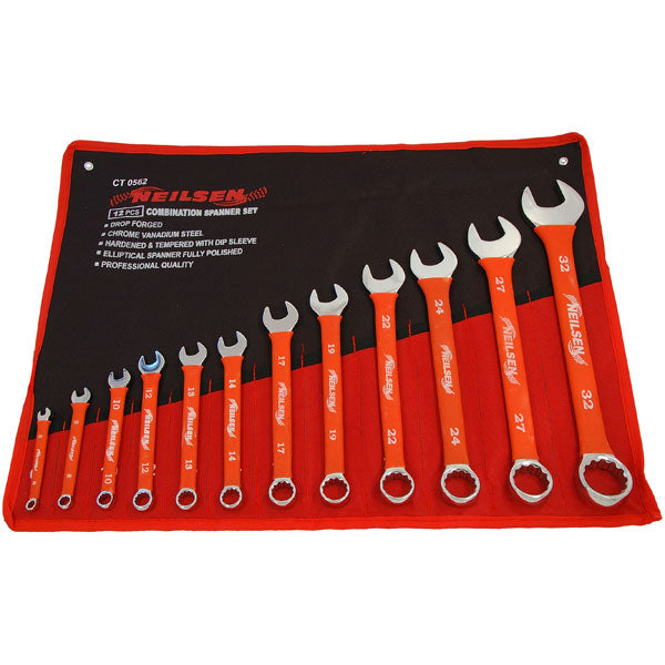 CT0562 - 12pc Combination Spanner Set