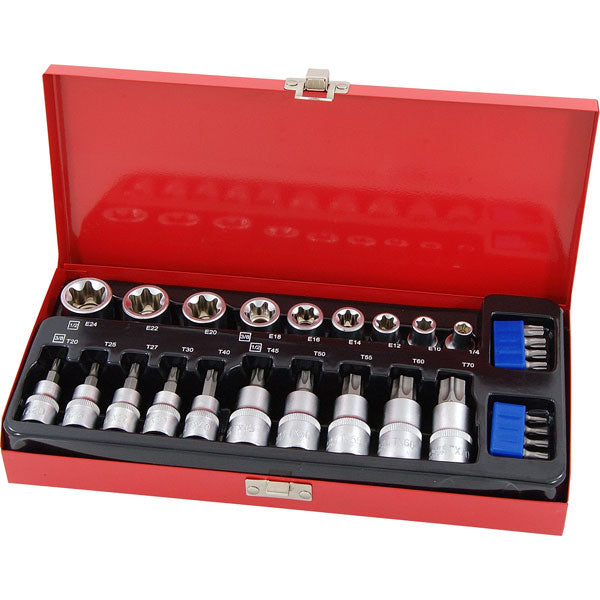 CT0693 - 27pc Star Socket & Bit Set — Neilsen Tools