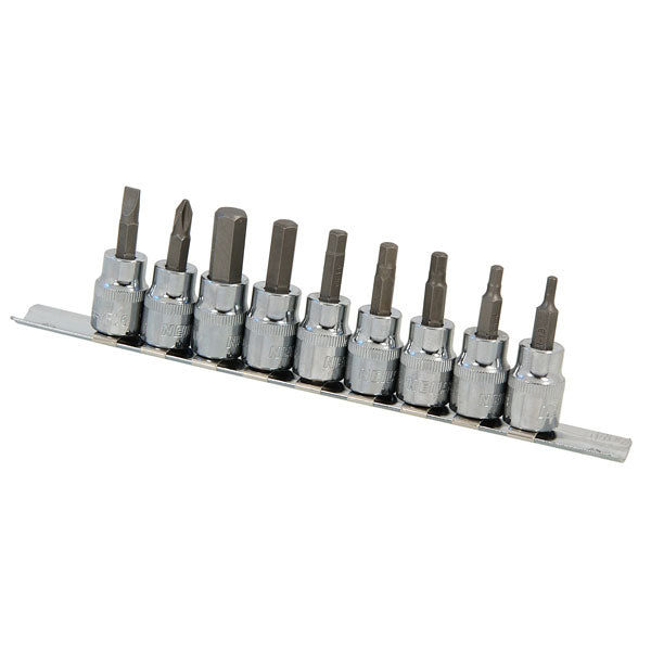 CT0734 - 9pc 3/8in DR Hex Bit Set