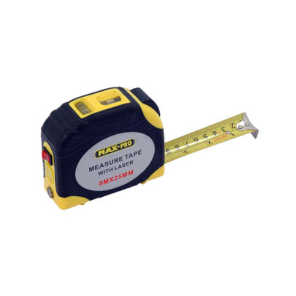 CT0803 - Tape Measure - 8 Tape Measure - 8m X 25 mm With Laser / Multi-Function