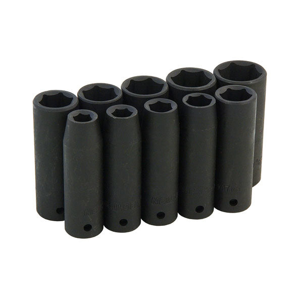 CT0814 - 10pc 1/2in DR Deep Impact Socket Set