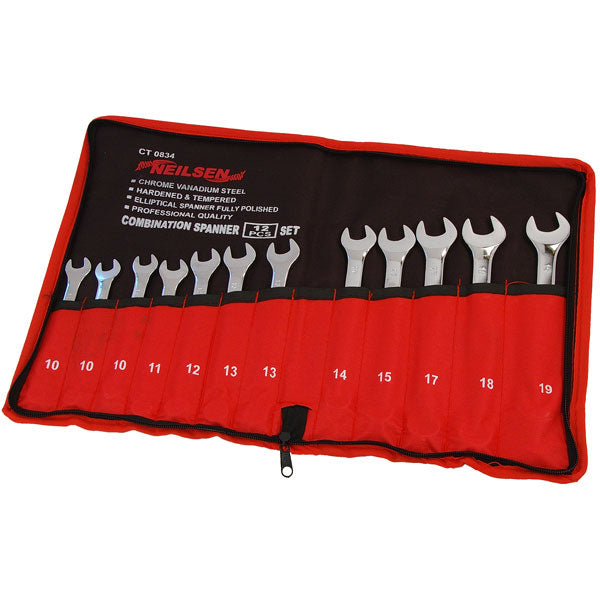 CT0834 -  12pc Combination Spanner Set