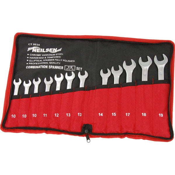 CT0834 -  12pc Combination Spanner Set