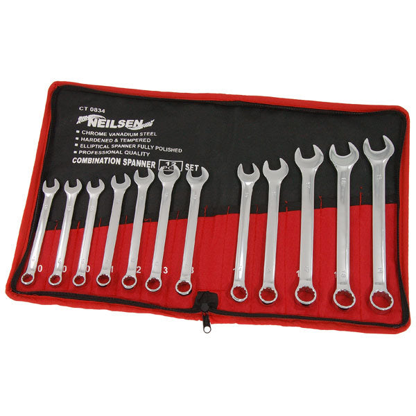 CT0834 -  12pc Combination Spanner Set