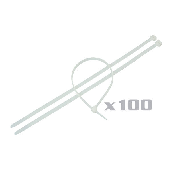 CT0865 - Cable Ties White 1000pcs