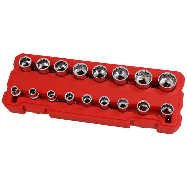 CT0872 - 17pc 3/8in DR Socket Set