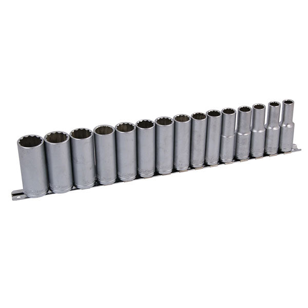 CT0873 - 15pc 1/2 Inch Drive Deep Socket Set