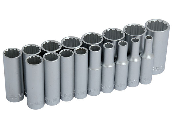 CT0874 - 17pc 3/8in DR Deep Socket Set