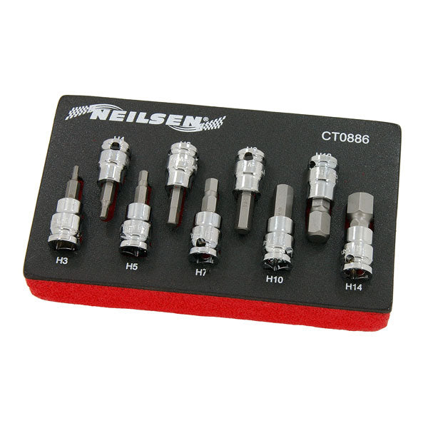 CT0886 - 3/8in DR Hex Bit Set