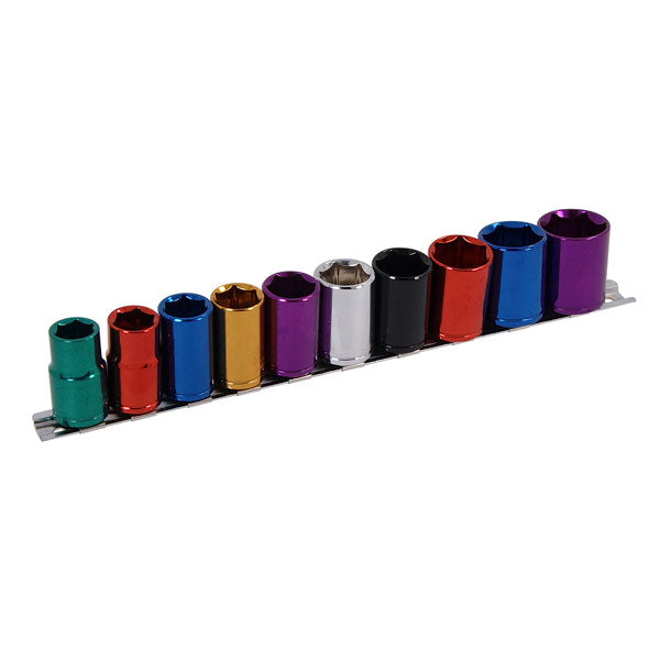 CT0909 - 10pc Wall Drive Socket Set