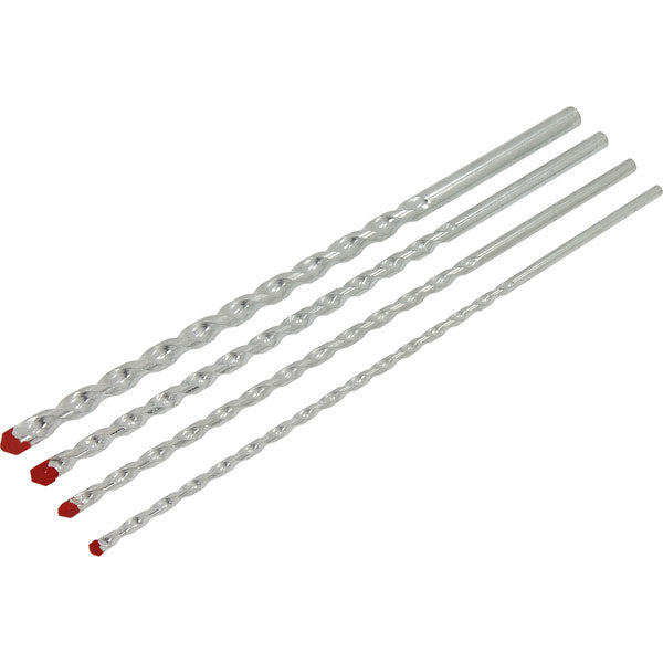 CT0996 - 4pc 6/12mm Masonry Drill Set