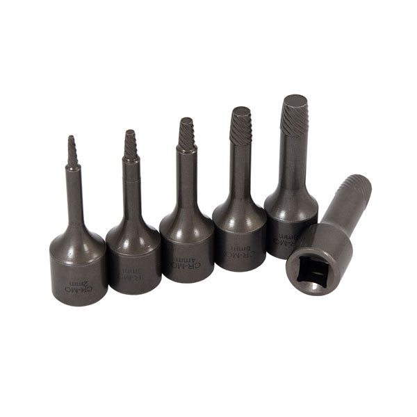 CT1101  - 6pc Multi-Spline Screw Extractor Set