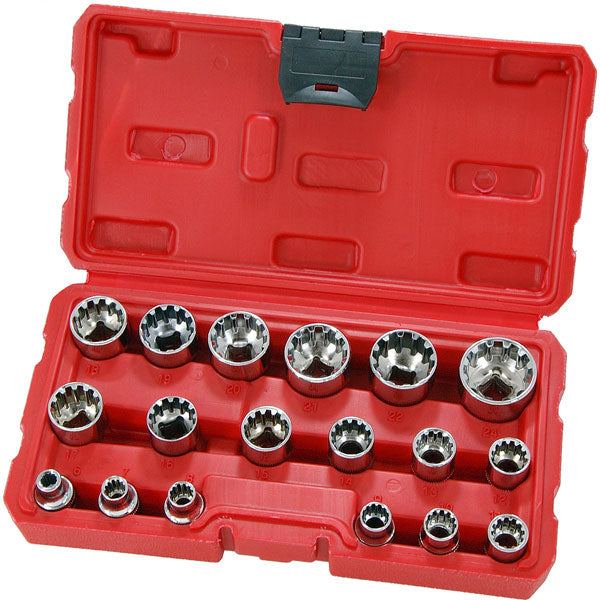 CT1116 - 18pc 3/8in DR Multi-Fit Socket Set