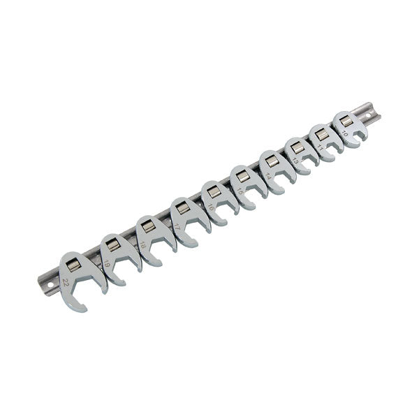 CT1221 - 10pc 3/8in. Dr Crowfoot Wrench Set — Neilsen Tools