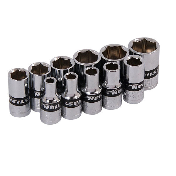 CT1601 - 1/4in Dr 11pc SAE Socket Set