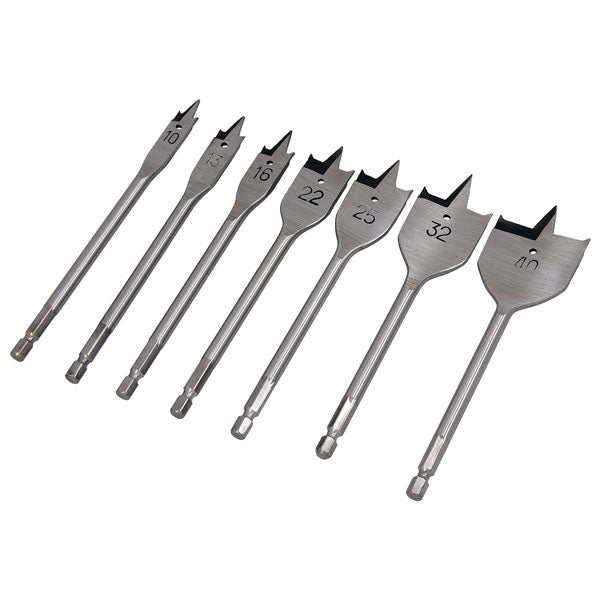 CT1799 - 7pc Flat Wood Drill Bits