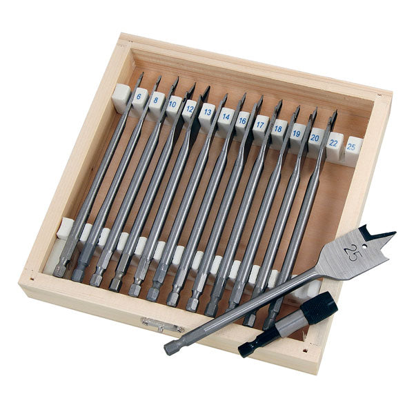 CT1800 - 14pc Flat Wood Drill Bits