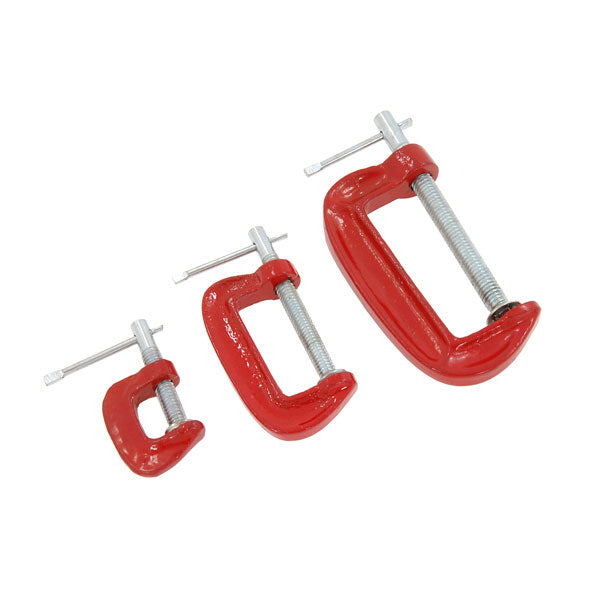 CT1968 - 3pc Mini G-Clamp Set - 1in | 2in | 3in