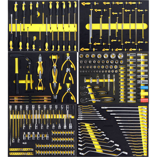 CT3323 - Jobsite Roller Tool Cabinet Includes 7 Drawers and 270-Piece Tool Set