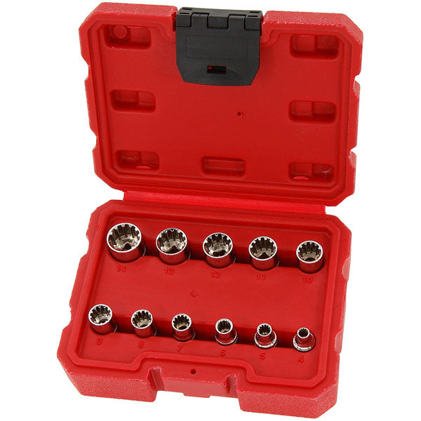 CT3749 - 1/4in Dr 11pc Multi-Fit Socket Set