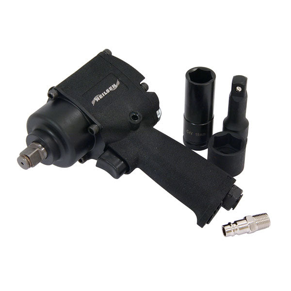 1/2 Drive Deep Steel Impact Socket Hex Socket Air Gun Socket Head with an  Opening for Spring Loaded Ball on Your Impact Wrench or Ratchet Wrench