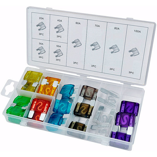 CT4102 - 24pc Automotive Fuse Assortment Box