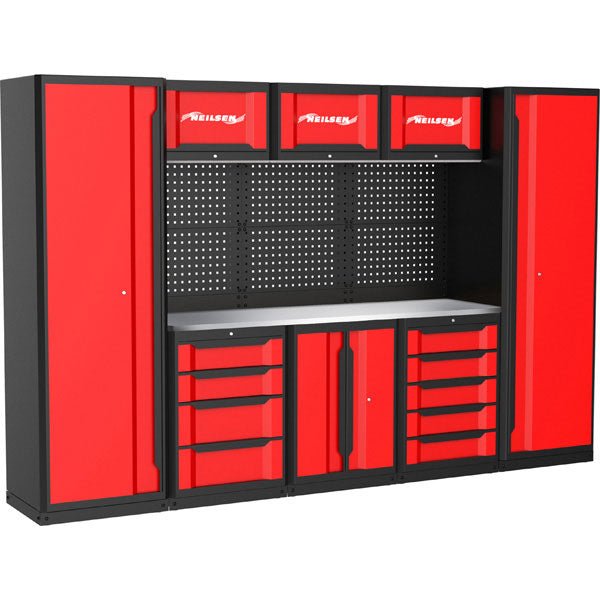 CT4345 - Garage Tool & Equipment Storage Unit Red & Black