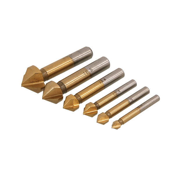 CT4822 - 6pc HSS Countersink Set