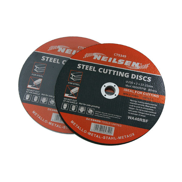 CT5349 - 230mm Steel Cutting Discs 10pc