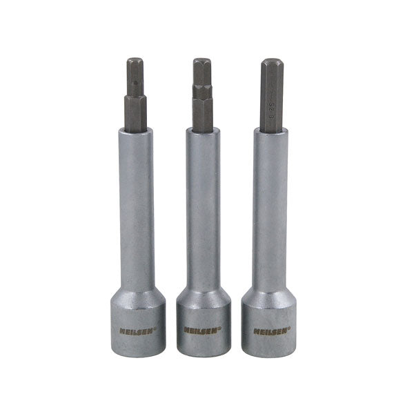 CT5607 - 3pc 1/2in DR Hex Bit Set