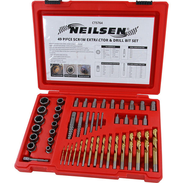 CT5764 - 49pc Screw Extractor and Drill Set