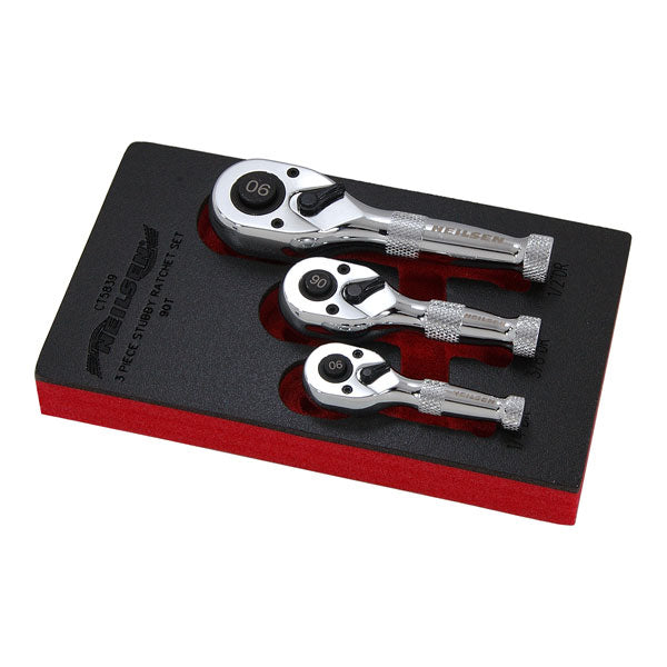 CT5839 - 3pc Stubby Ratchet Set